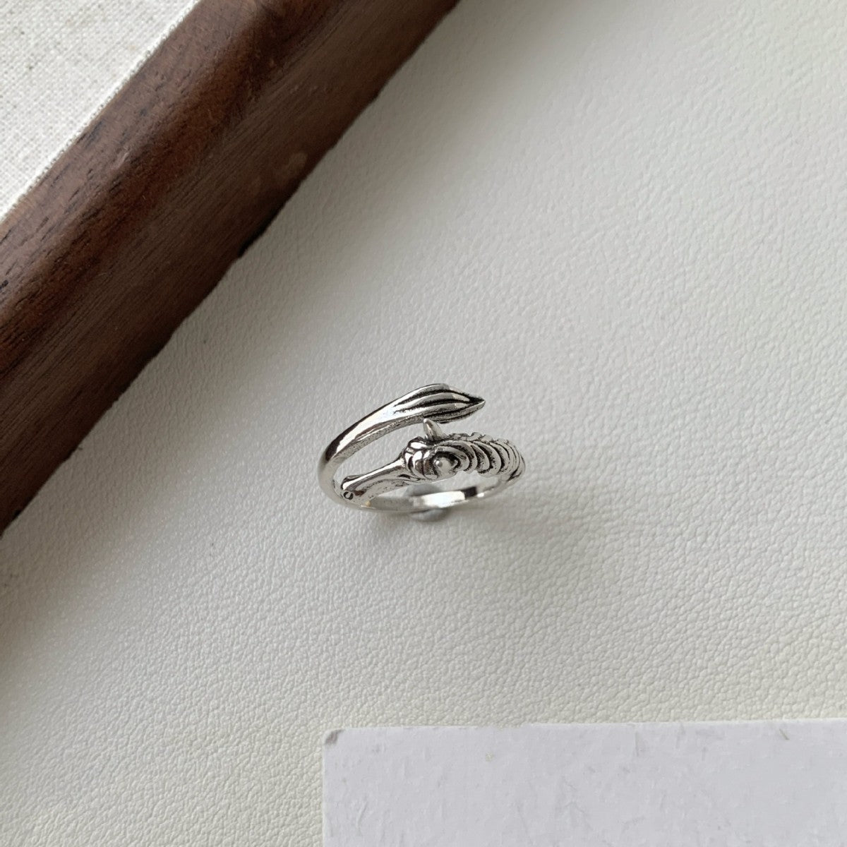 Vintage Silver Horse Head Open Adjustable Ring